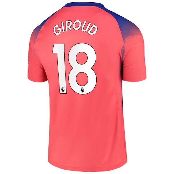 Trikot Chelsea NO.18 Giroud Ausweich 2020-21 Orange Fussballtrikots Günstig
